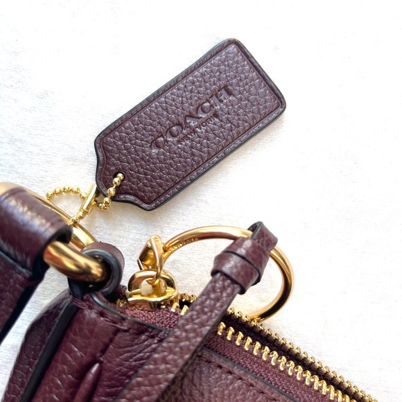 NWT COACH Chaise Pebble Leather Zip Crossbody Bag - Picture 12 of 14